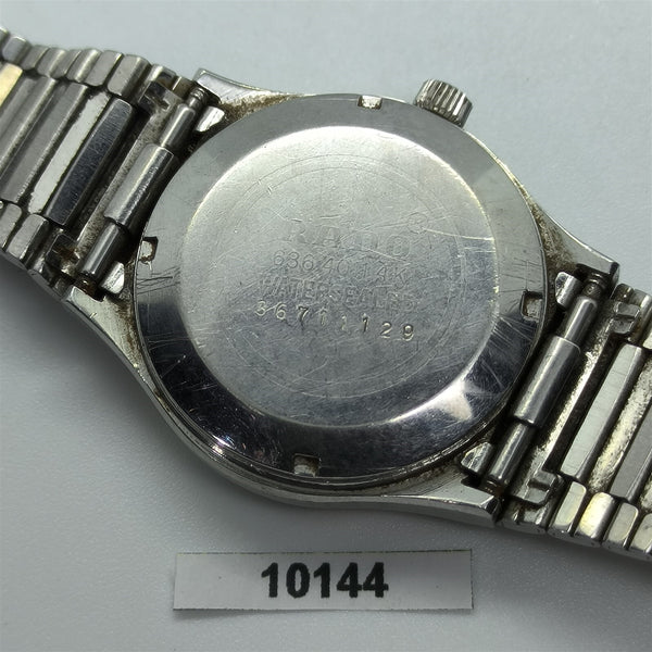 PROJECT TO FIX RADO VOYAGER SS HOODED LUGS DAY DATE EU SHIP BOYSIZE WATCH 10144