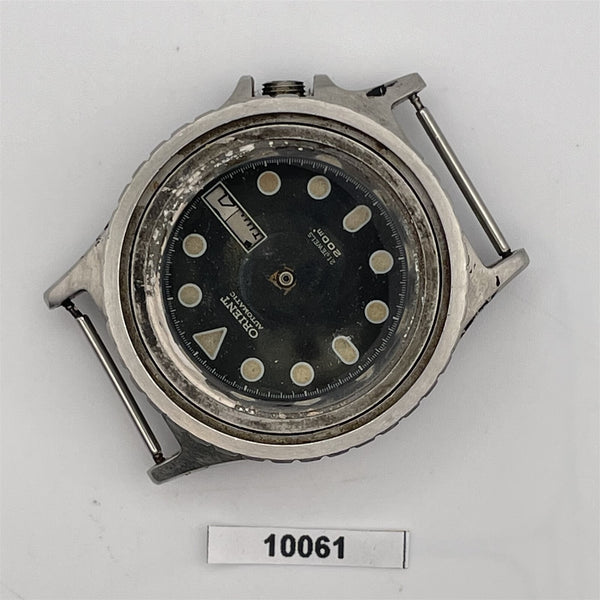 PROJECT TO FIX POLISHED ORIENT DIVER DAY DATE AUTO MIDSIZE CA EU SHIP WATCH 1061