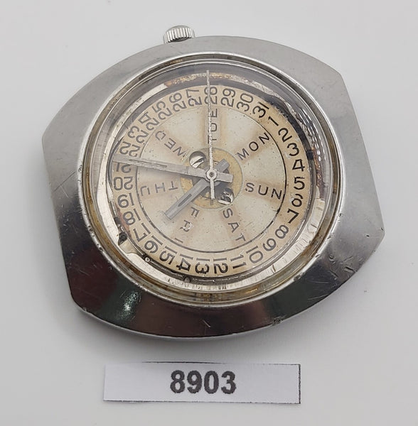 PROJECT TO FIX ZODIAC SS MENS AUTOMATIC DAY DATE WATCH EU SHIP 8903