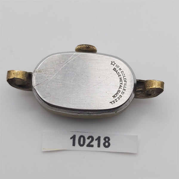 PROJECT TO FIX LORD ELGIN GOLD PLATE ARABIC LADIES MANUAL WIND WATCH 10218