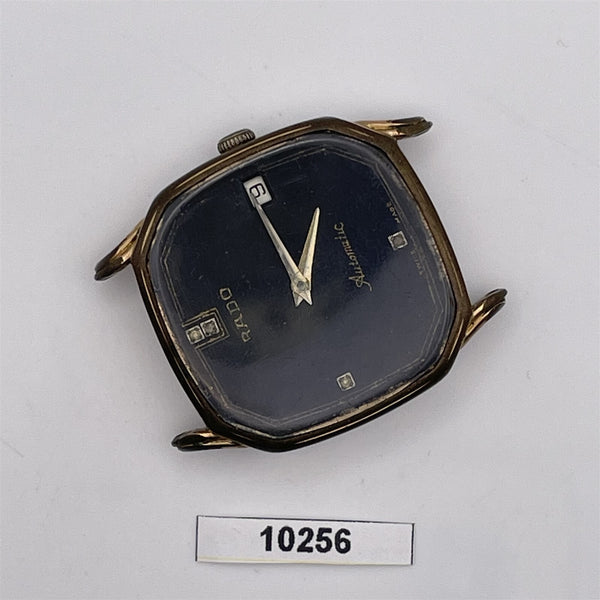 PROJECT FIX RADO CUSHION GOLD AUTO WIND 10256 EU SHIP MENS WATCH