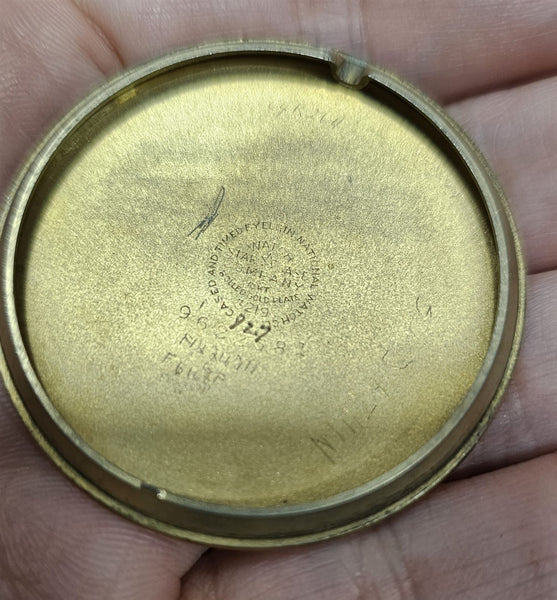PROJECT TO FIX LORD ELGIN GOLD PLATE MENS MANUAL WIND POCKET WATCH BVT08671