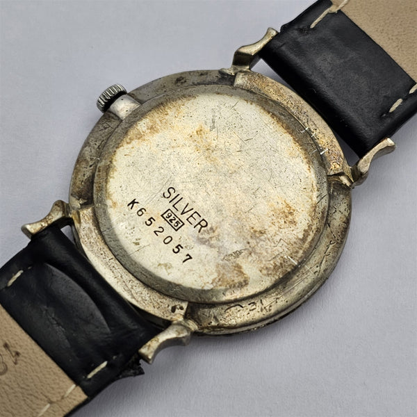 PROJECT TO FIX RADO SOLID SILVER CASE MIDSIZE MANUAL BOMBE LUGS EU SHIP WATCH