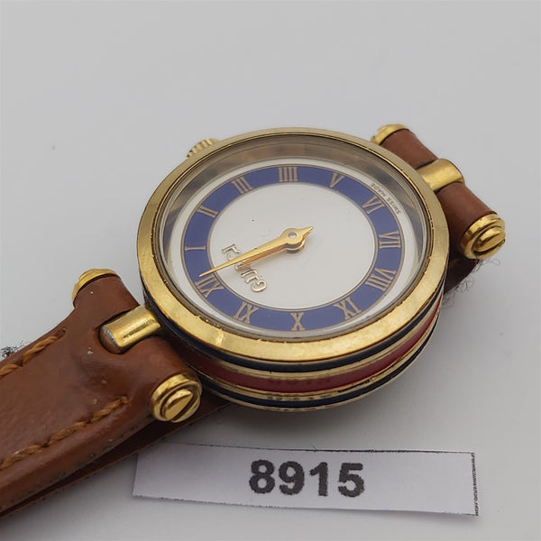 PROJECT TO FIX GUCCI LADIES GOLD ROMAN TRI COLOR GOLD WATCH EU SHIP WATCH 8915