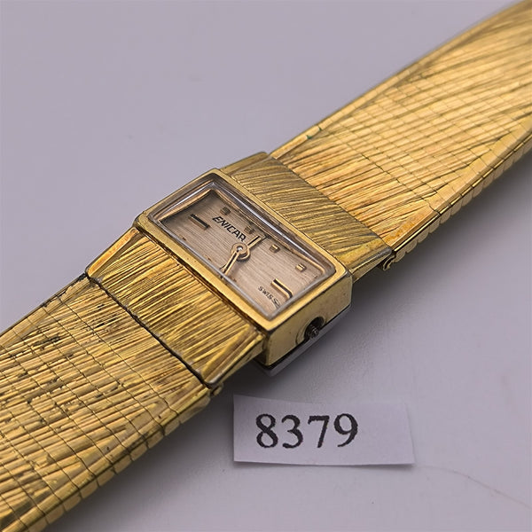 PROJECT TO FIX ENICAR TEXTURED CASE MANUAL WIND GOLD LADIES EU SHIP WATCH 8379