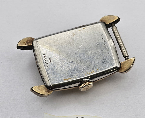 PROJECT TO FIX BULOVA ARABIC DIAL GOLD PLATE MIDSIZE MANUAL WIND WATCH 10122