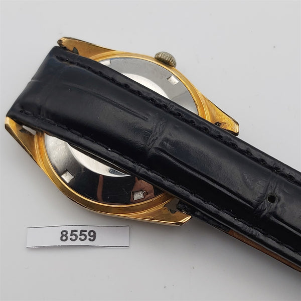 PROJECT TO FIX BULOVA GOLD PLATE AUTOMATIC WIND MENS DRESS WATCH BVT8559