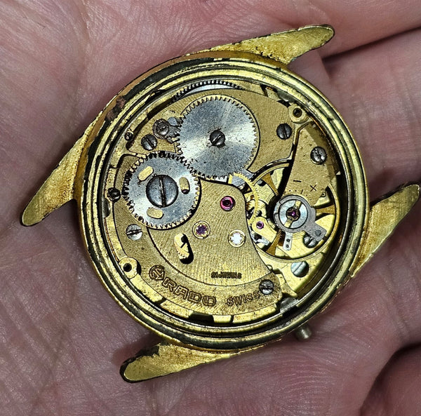 PROJECT TO FIX RADO PRESIDENT MANUAL WIND ROUND DATE EU SHIP UNISEX WATCH 10632