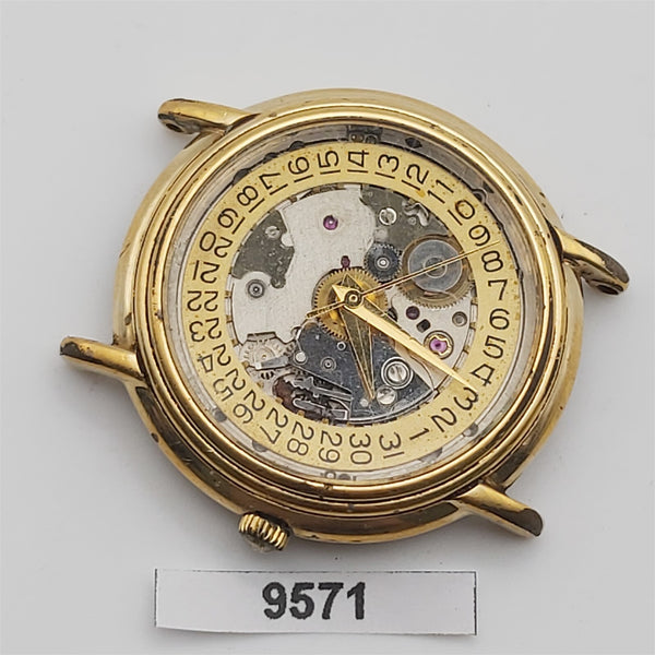 PROJECT TO FIX RAYMOND WEIL GOLD PLATE MENS AUTOMATIC WIND WATCH 9571