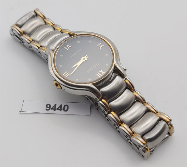 PROJECT TO FIX RADO FLORENCE GOLD PLATE SS ROMAN DIAL EU SHIP LADIES WATCH 9440