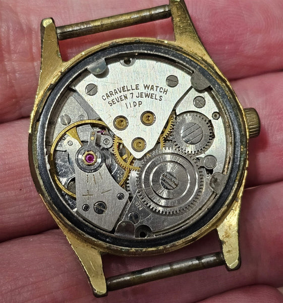 PROJECT TO FIX CARAVELLE WATCH MANUAL WIND MOVT. BOYSIZE WATCH EU SHIP 9228