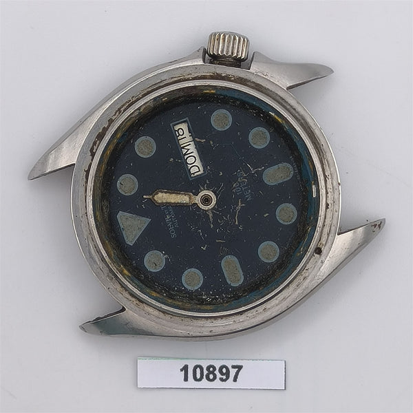 PROJECT TO FIX SOLVIL TITUS SS MENS AUTO DAY DATE DIVE WATCH EUROPE SHIP 10897
