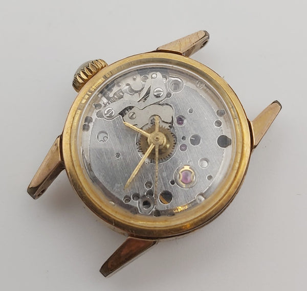 PROJECT TO FIX GIRARD PERREGAUX GOLD PLATE PETITE LADIES WATCH EUROPE SHIP 6632