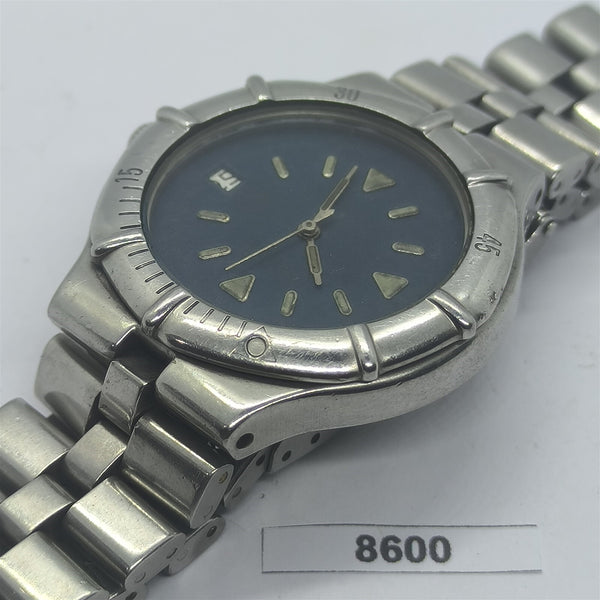 PROJECT TO FIX CARRERA MENS STEEL QUARTZ DATE WATCH EU SHIP WATCH 8600