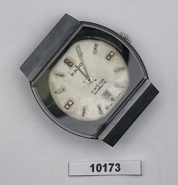 PROJECT TO FIX RADO DIASTAR SS CUSHION DATE EU SHIP MIDSIZE WATCH 10173