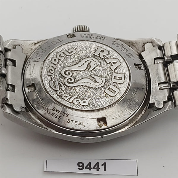 PROJECT TO FIX RADO GOLDEN HORSE SS ROUND THICK LUGS DATE MENS WATCH 9441