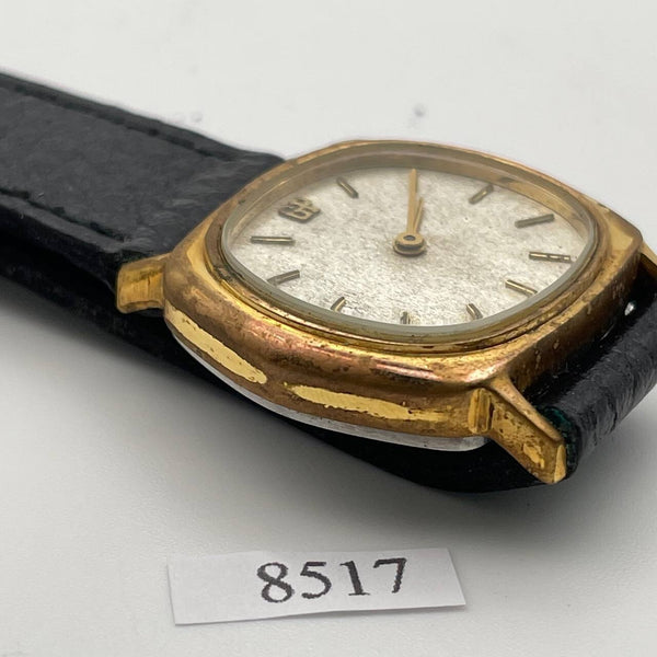 PROJECT TO FIX GIRARD PERREGAUX GOLD PLATE LADIES WATCH EUROPE SHIP 8517
