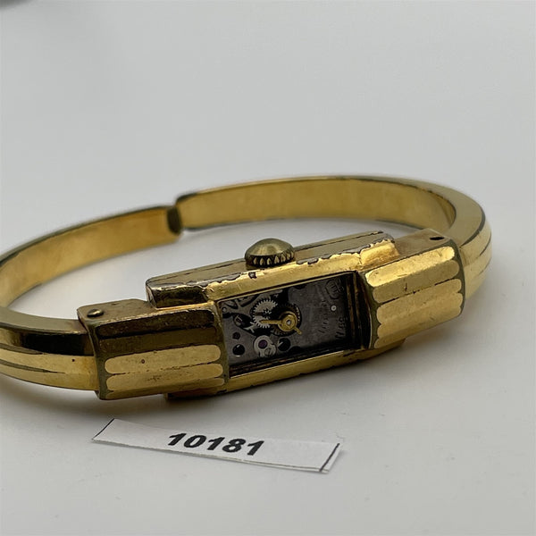 PROJECT TO FIX RADO GOLD PLATE BANGLE WATCH EU SHIP LADIES WATCH 10181