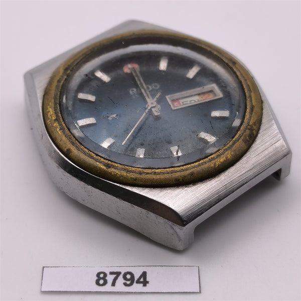 PROJECT TO FIX RADO GOLDEN HORSE GOLD SS HOODED LUGS DAY DATE MENS WATCH 8794