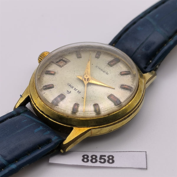 PROJECT TO FIX TUGARIS GOLD AUTOMATIC WIND ROUND EU SHIP MIDSIZE WATCH 8858