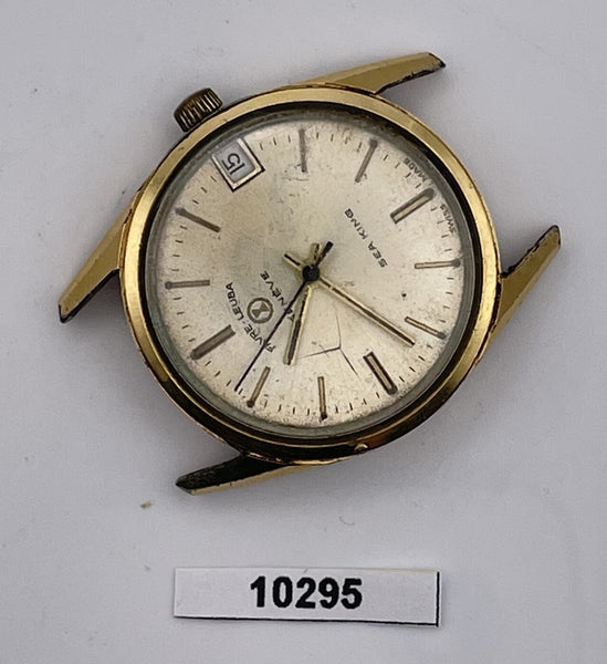 PROJECT TO FIX FAVRE LEUVA SEAKING GOLD MANUAL WIND DATE BOYSIZE WATCH 10295