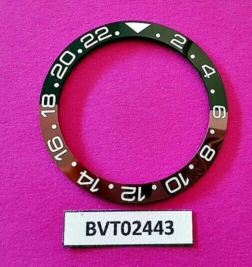 SEIKO BROWN BLACK GMT CERAMIC BEZEL SLANT INSERT SEA URCHIN SNZF17 WATCH BVT2443