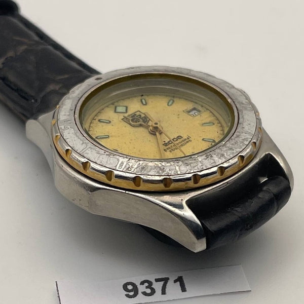 PROJECT TO FIX TAG HEUER 2000 SERIES GOLD SS LADIES QUARTZ DATE WATCH B9371