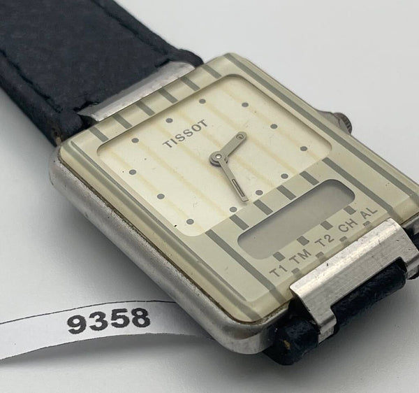 PROJECT TO FIX TISSOT RETRO CHRONO TWO TIMER DIGITAL ANALOG WATCH 9358 EU SHIP