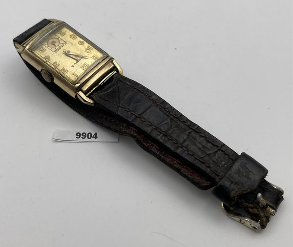PROJECT TO FIX BULOVA ARABIC DIAL GOLD PLATE MIDSIZE MANUAL WIND WATCH BVT9904