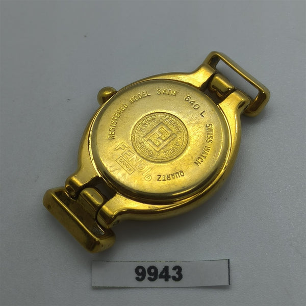 PROJECT TO FIX FENDI LADIES GOLD DIAL GOLD PLATE WATCH EU SHIP WATCH 9943