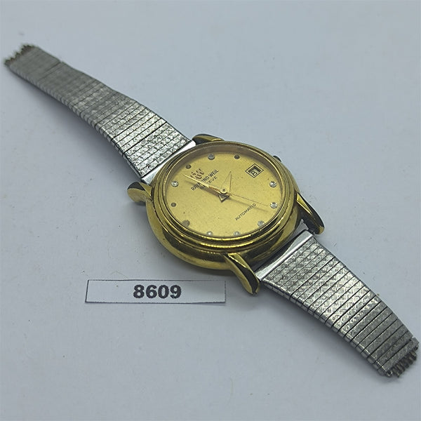 PROJECT TO FIX RAYMOND WEIL LADIES GOLD ROUND DATE WATCH EU SHIP 8609