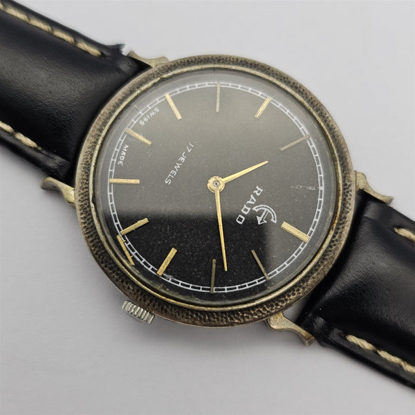 PROJECT TO FIX RADO SOLID SILVER CASE MIDSIZE MANUAL BOMBE LUGS EU SHIP WATCH