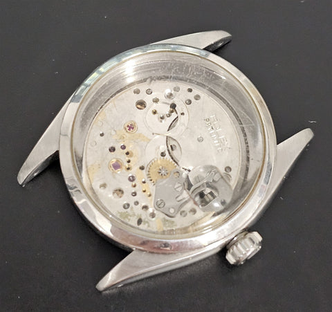 PROJECT TO FIX ROLEX OYSTER PRECISION 34mm MANUAL WIND MENS SS POLISHED WATCH
