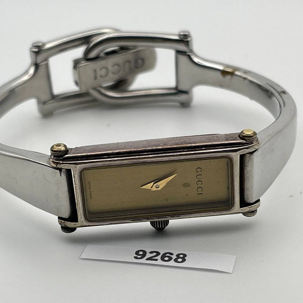 PROJECT TO FIX GUCCI LADIES BANGLE SS 1500 WATCH EU SHIP WATCH 9268