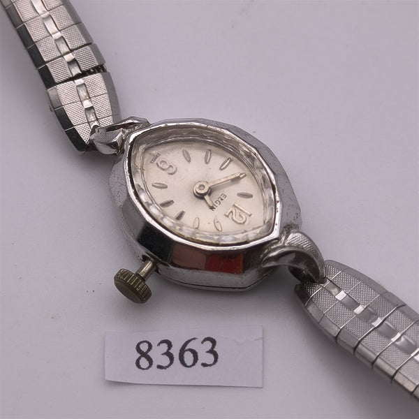 PROJECT TO FIX ART DECO ELGIN SS ARABIC LADIES MANUAL WIND WATCH 8363
