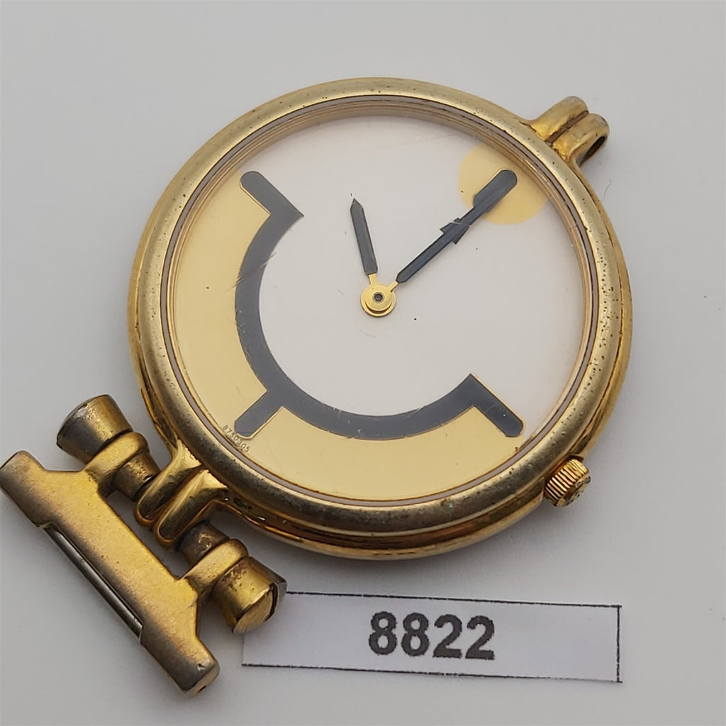 PROJECT TO FIX BULOVA GOLD PLATE QUARTZ MENS DRESS WATCH 8822