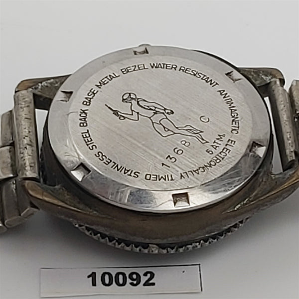 PROJECT TO FIX BULER CALENDAR ARABIC DIAL DATE BOY SIZE EU SHIP DIVER WATCH 1092