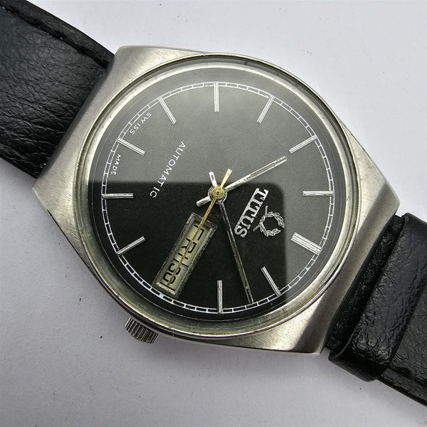 PROJECT TO FIX SOLVIL TITUS SS MENS AUTO HOODED DAY DATE WATCH EUROPE SHIP