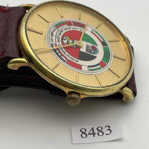 PROJECT TO FIX RAYMOND WEIL GOLD PLATE ARABIC MENS MANUAL WIND WATCH 8483