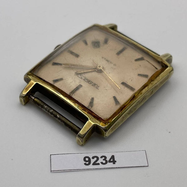 PROJECT TO FIX TUGARIS ART DECO MANUAL WIND CUSHION EU SHIP MIDSIZE WATCH 9234