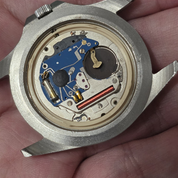 PROJECT TO FIX RICHELIEU MENS SS ROMAN DIAL DIVER DATE WATCH 10032