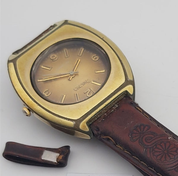 PROJECT TO FIX BULOVA GOLD PLATE AUTOMATIC WIND MENS DRESS WATCH 10680