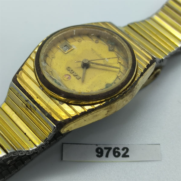 PROJECT TO FIX RADO LADIES SHANGRILA AUTOMATIC GOLD PLATE WATCH EU SHIP 9762