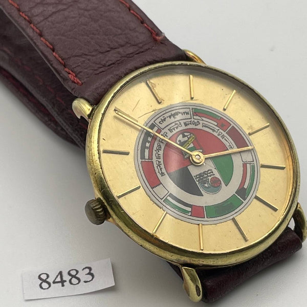 PROJECT TO FIX RAYMOND WEIL GOLD PLATE ARABIC MENS MANUAL WIND WATCH 8483