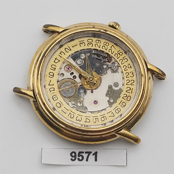 PROJECT TO FIX RAYMOND WEIL GOLD PLATE MENS AUTOMATIC WIND WATCH 9571