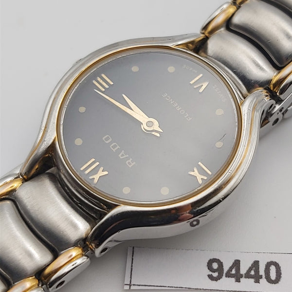 PROJECT TO FIX RADO FLORENCE GOLD PLATE SS ROMAN DIAL EU SHIP LADIES WATCH 9440