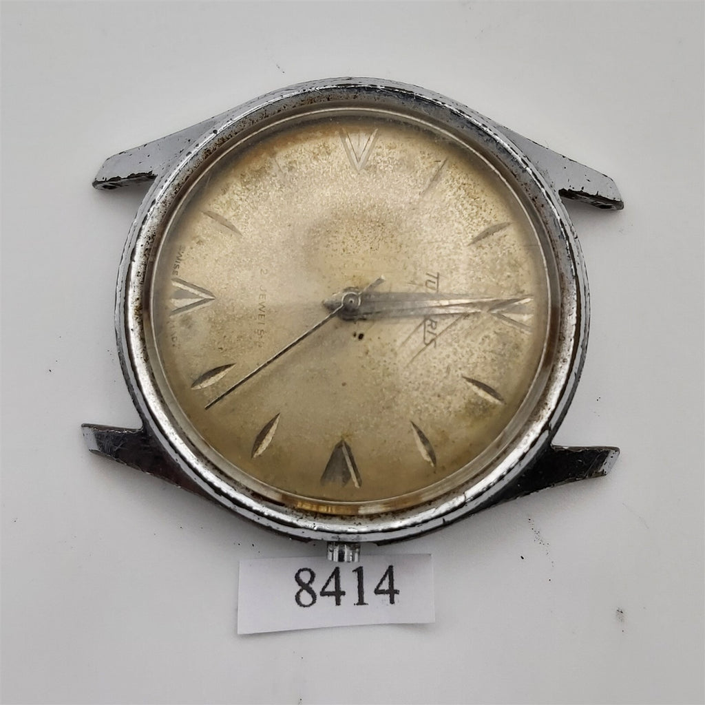PROJECT TO FIX TUGARIS ARROW DIAL MANUAL WIND ROUND EU SHIP MIDSIZE 8414 WATCH