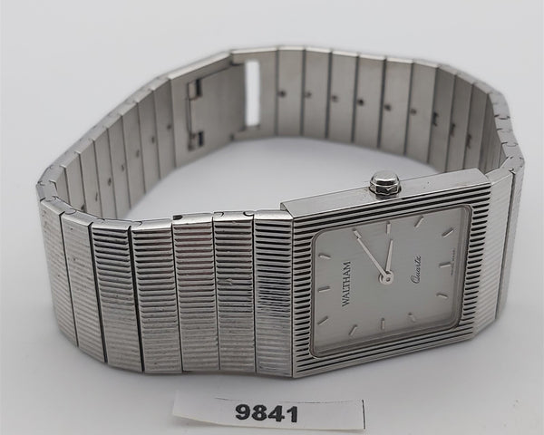 PROJECT FIX WALTHAM TEXTURED CASE LADIES QUARTZ DRESS WATCH 9841