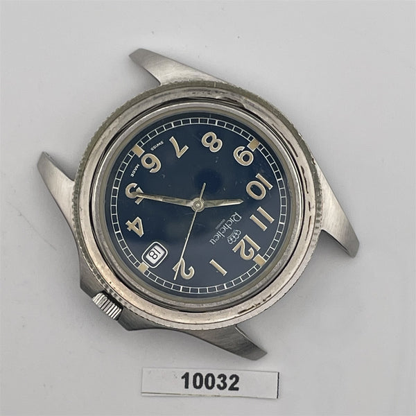 PROJECT TO FIX RICHELIEU MENS SS ROMAN DIAL DIVER DATE WATCH 10032