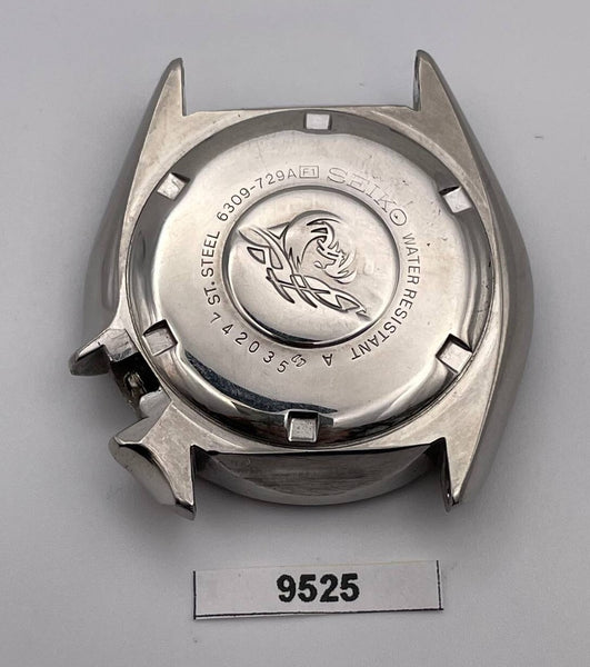 USED SEIKO 6309 7290 POLISHED CASE, COVER KIT MENS WATCH BVT09525